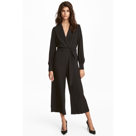 h&m crepe jumpsuit